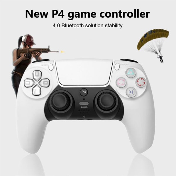 P49 trådløs gamepad Bluetooth-kompatibel til PS4 Controller Fi Pink