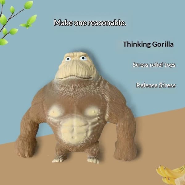 Strækbar Gorilla Fidget Legetøj Hurtig Tilbageslag For Børn og Voksne A3