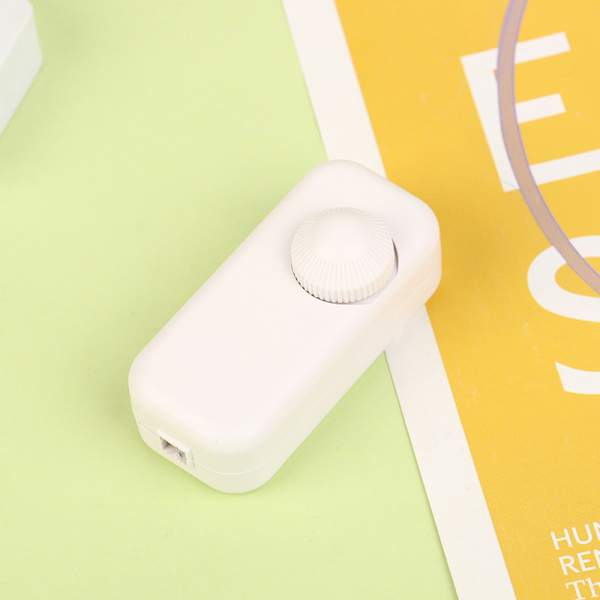 Inline LEDdimmerströmbrytare Inbyggd vridknapp PÅ/AVknapp Di Black 1