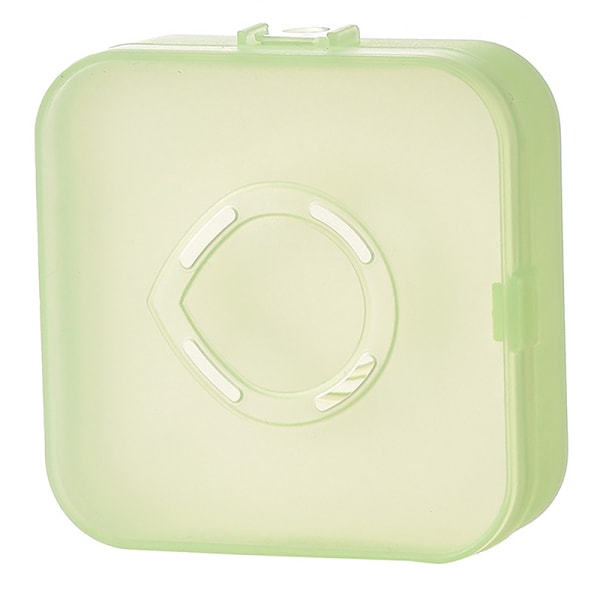 Tom luftkudde Puff Box Portabel kosmetisk case Contai Green