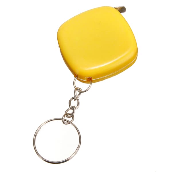 Stil Ny Mini Nyckelring Nyckelring Lätt Retractable Måttband