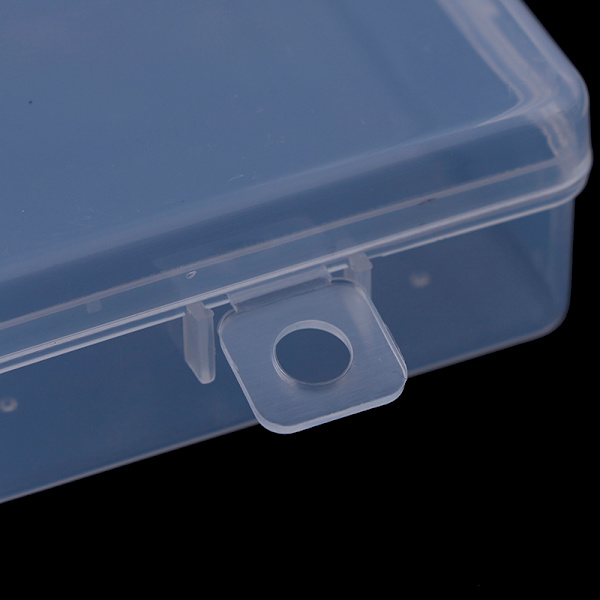 9cm*6.5cm*3cm Gennemsigtig Plast Opbevaringsboks Klar Firkant Mult