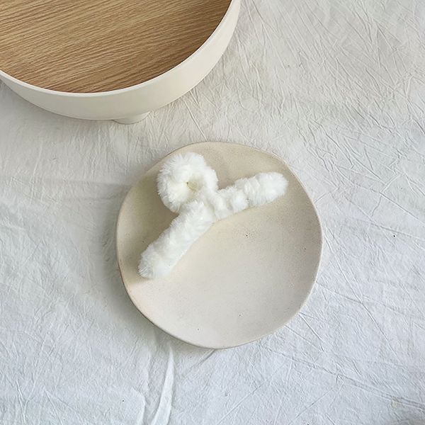 n Stil Vinterplysj Hårklo Mote Elegante hårnåler Enkel A2
