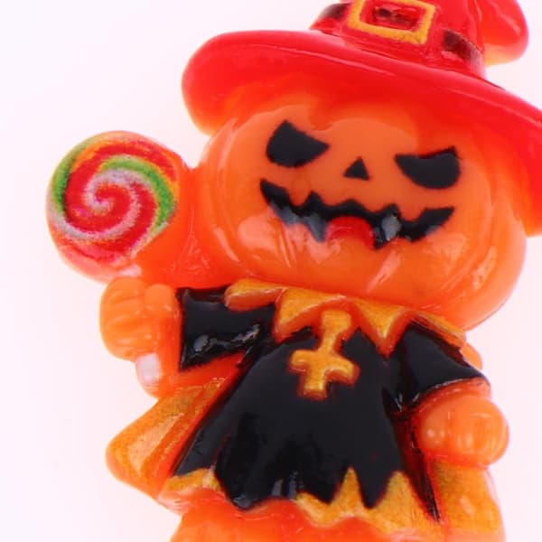5 st Halloween Pumpa Trollkarl Jack Hartsberlocker För DIY Hallowe Red