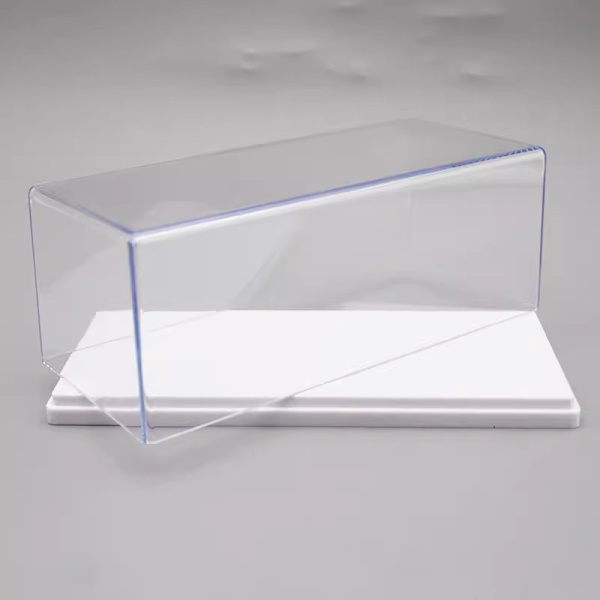 1:43 Bilmodel Displayboks Transparent Beskyttende Etui Akryl Black