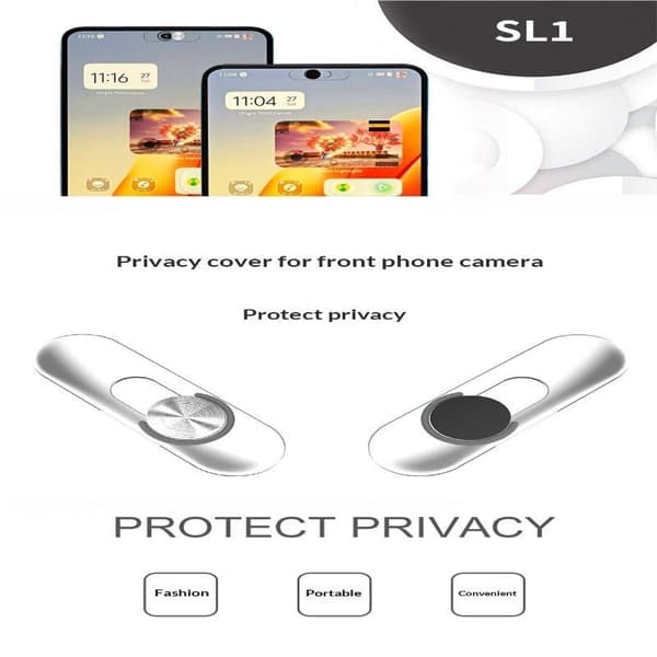Ultratunn Transparent Skjutbar Webbkameraskydd för Galaxy Pix A2