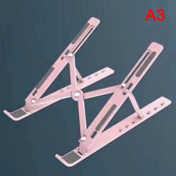 Bærbar stativ Bærbar Holder Sammenleggbar Plast for Notebook Tabl A3
