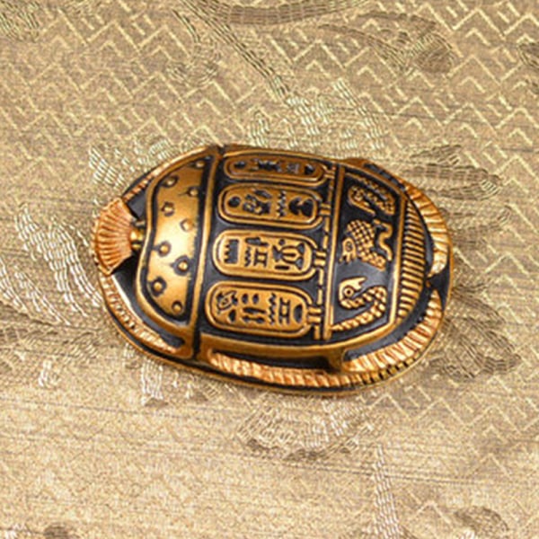 Gammel egyptisk amulet skarabeefigur Unik dekorativ mini