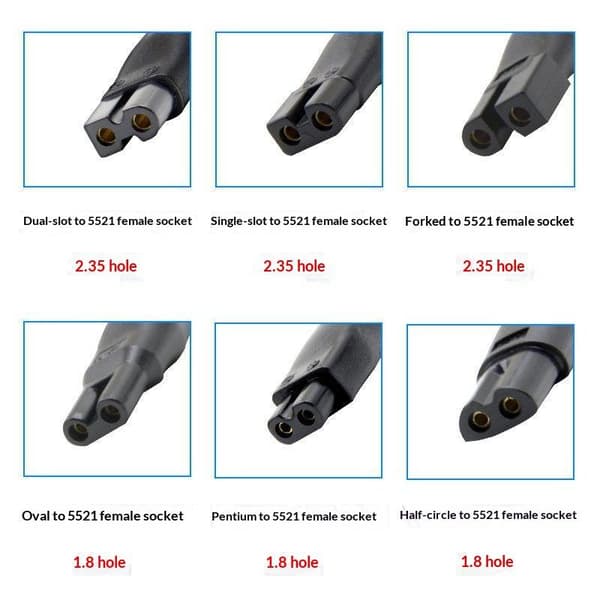 1 sæt strømkabel 5V universel erstatningsoplader USB-adapter F A1