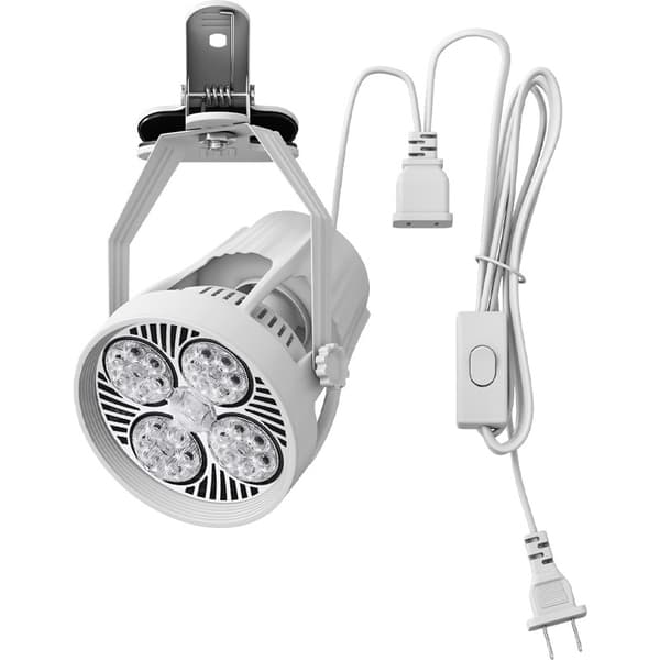 LED E27 skinnespotlight brakettbase 2-leder skinnetaklampeholder A3