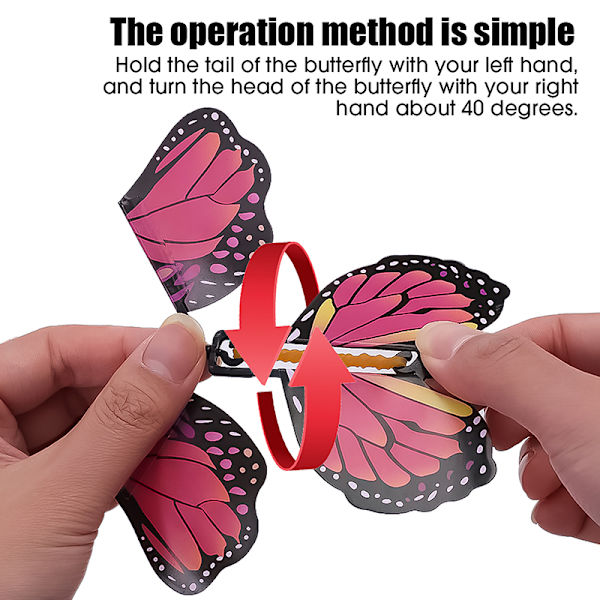 10 kpl Magic Flying Butterflies -lelu taivaalla Kirjanmerkki 1