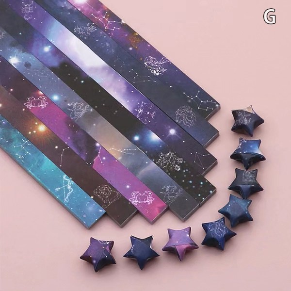 540 stk Fargeblandingssett Star Papers Lucky Star Origami Paper St L
