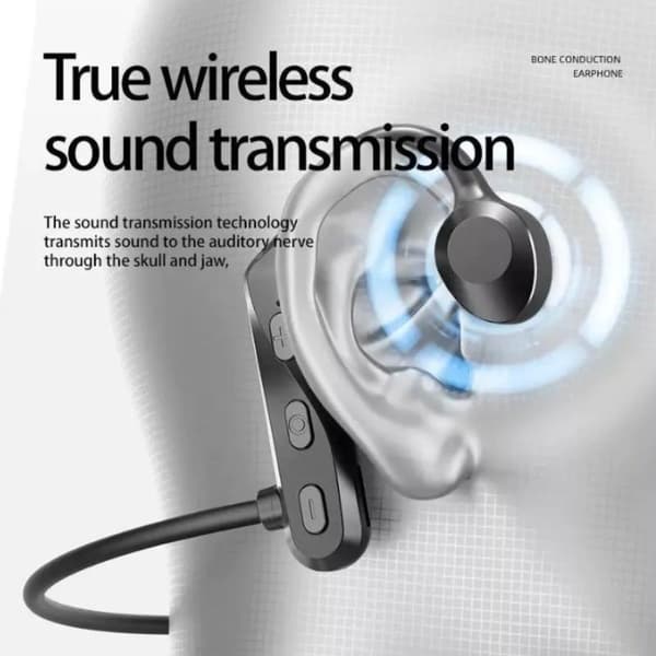 NY Universal Bone Conduction Headset Trådlösa Bluetooth-hörlurar Green