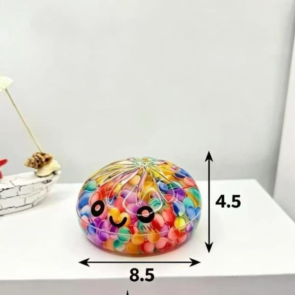 Bobleperle Dampet Bolle Damper Flytende Farger Tilfeldig Myk Senso C Random 1pc