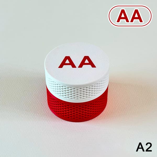 AAA/AA batterioppbevaringsboks (batterier ikke inkludert) batteribeholder A2