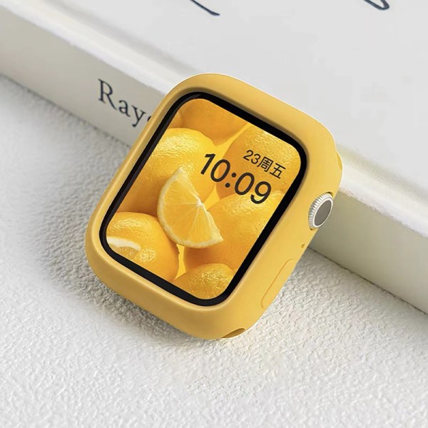 Candy Soft silikondeksel for Apple Watch Case Protection Shell yellow 41mm