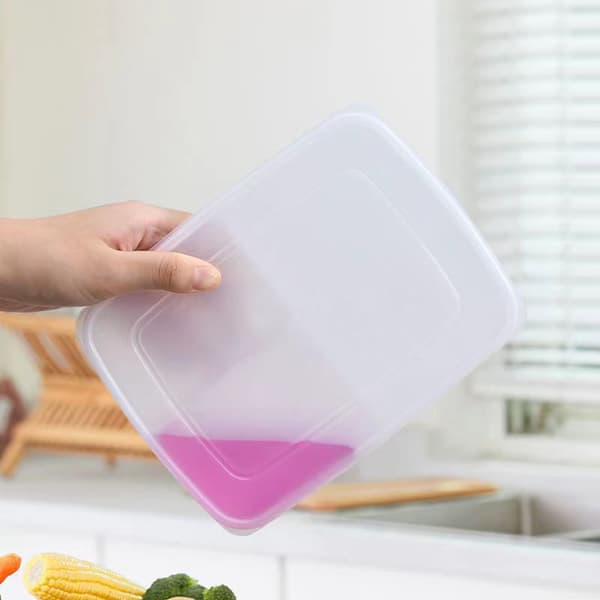 Förvaringsbehållare i plast, kylskåpslåda för kök, multikorn
