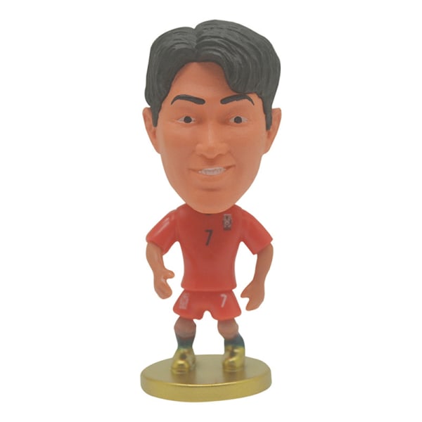 Soccer Star Figure Mini Fotbollsspelare Bil Ornament Collectio 26