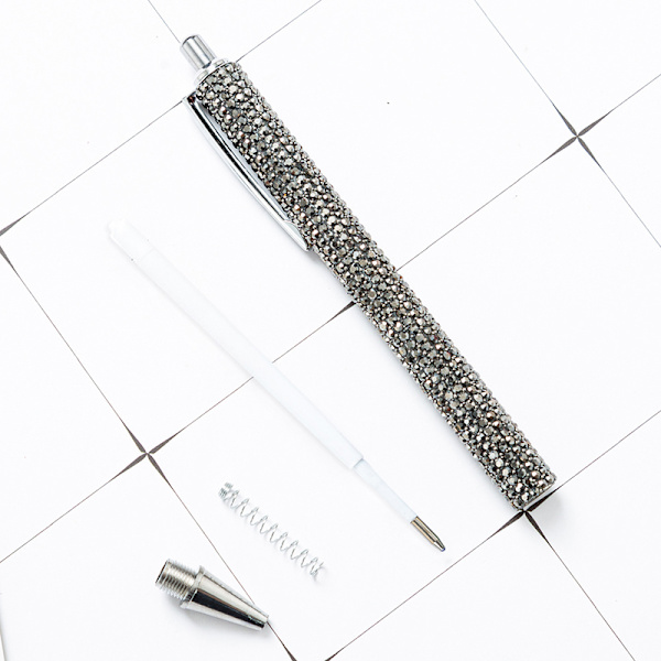 Tryk Metal Kuglepenne Diamant Multi-farve Gavepen Creativ A8