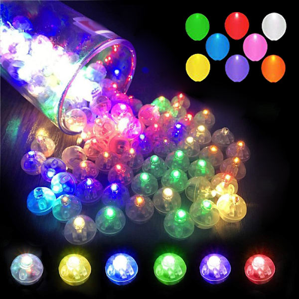 5kpl LED-ilmapallovalo, pieni led-valo pyöreä led-pallolamppu Weddi A3