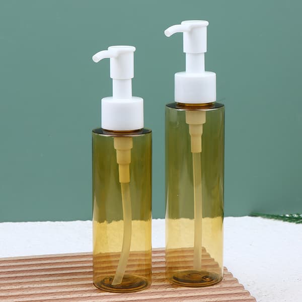100/120/150 ml lotionflaske med trykpumpe til makeupfjerner 100ml