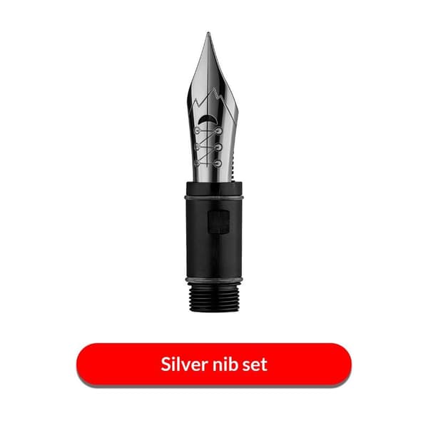 Mjuk elastisk kalligrafispets, rund kropp, spetsig kopparplåt A1