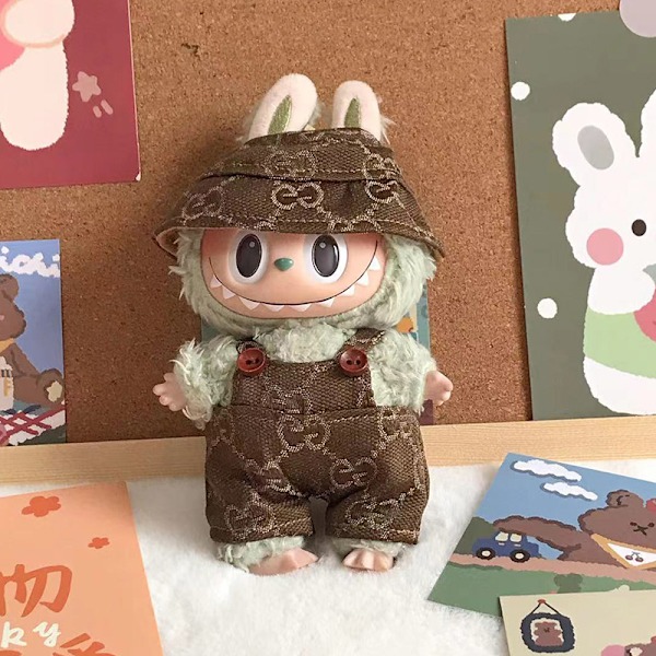 2 kpl Vaatteita Labubu-nukeille, Tyylikkäät Kawaii Ou -asusteet A3
