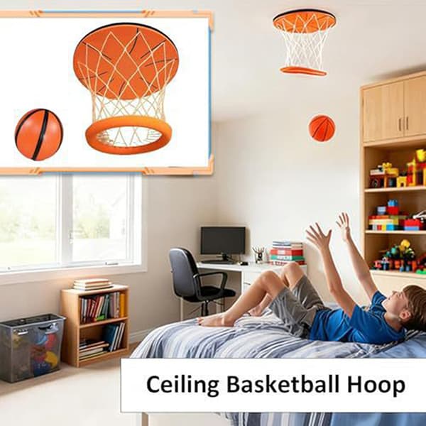 Basketkorgar för barn inomhus takbasketkorgar Hou 1