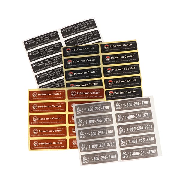 10 ark erstatningsmærkater til GBA GBC GBP GBA SP Gam A4