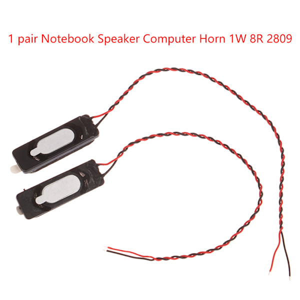 1 par 2809 1W 8Ohm Notebook Box højttaler rektangulær intern C 1