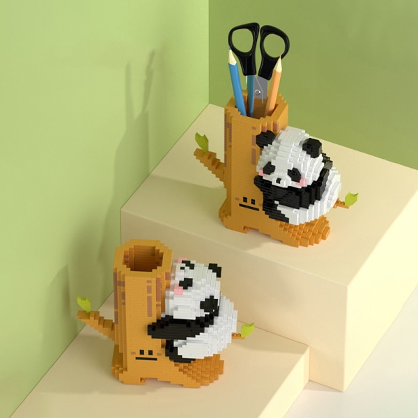 Panda Building Block Kids Legetøj Pædagogisk Micro Building Block A7