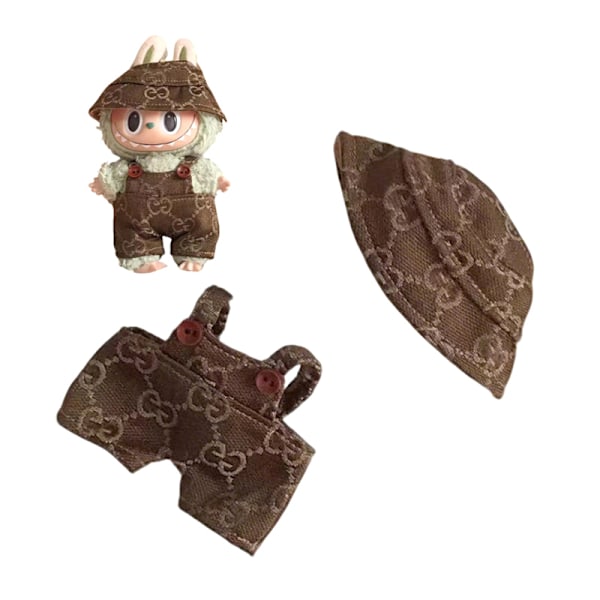 2 kpl Vaatteita Labubu-nukeille, Tyylikkäät Kawaii Ou -asusteet A3