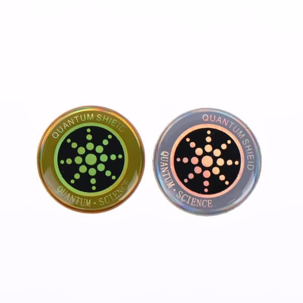 2/6 kpl EMF-suojaus Säteilyä estävät tarrat matkapuhelimen este 2pcs Silver