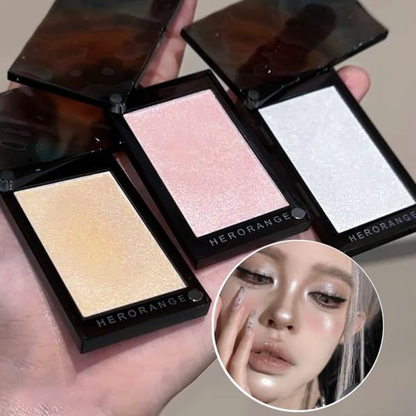 HERORANGE Professionel Shimmer Highlighter Blush Makeup Highlighter A2