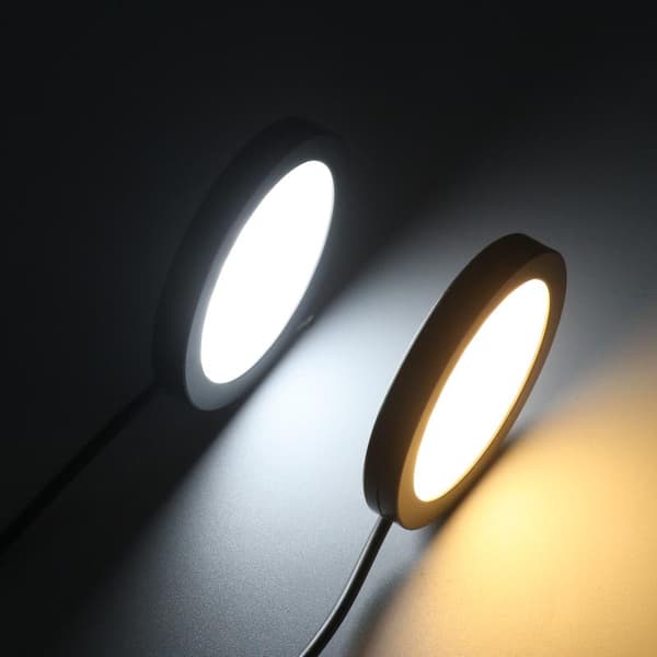 1 stk. til bambus LED-lysdele DIY-model varm/hvid/neutral sort 4000K Neutral light