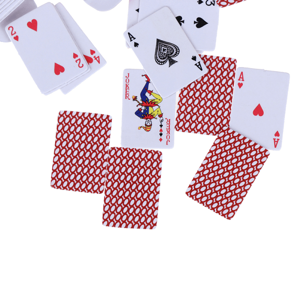 Nydelig papirmodell poker miniatyr poker modell 1:12 dukkehus a