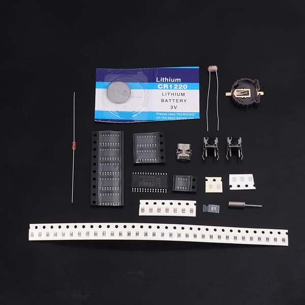 LED Dot Matrix Digital Clock Kit Lödpraktiksats DIY Ele Red