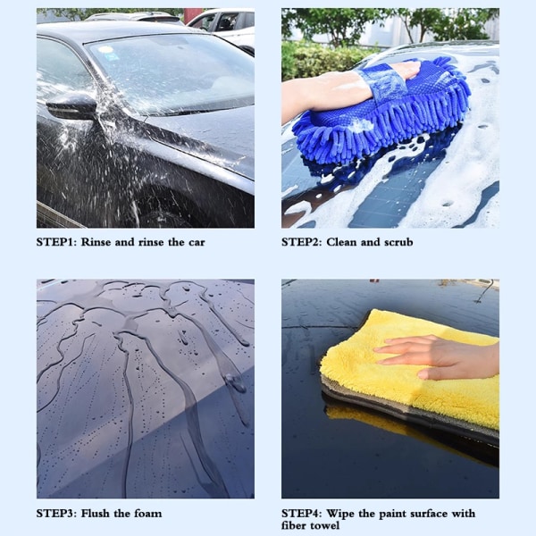 Car Wash Microfiber Car Washer Svamp Rengøring Car Detailing Wa
