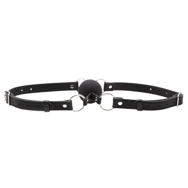 Dobbelt silikonmunnknebel Bondage-begrensninger Spill Rollespill