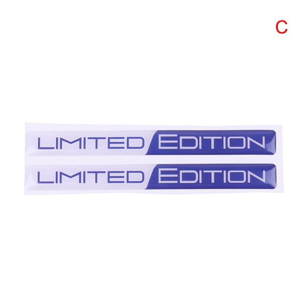 3D Car Sticker Limited Edition Emblem Badge Decal Case C