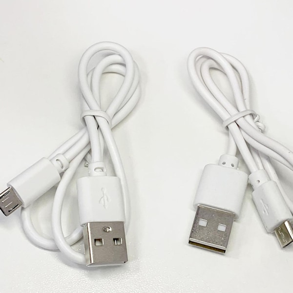 30CM USB-opladningskabel Mobiltelefonledning til Android Bluethood-c White