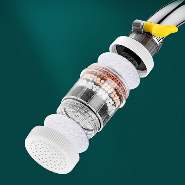 6 Lags Universal Køkkenhane Purifier Tap Filter Bruser He Green