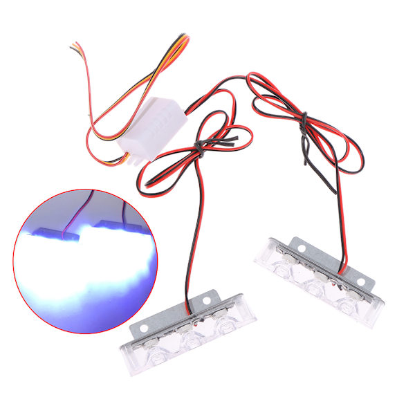 Polis-led-ljus Strobe-varningsljus Polis-lampor LED White