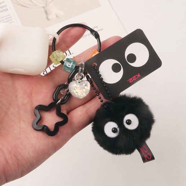 Color Plys nøglering Spirited Away Farverig Coal Ball Spirit El Red