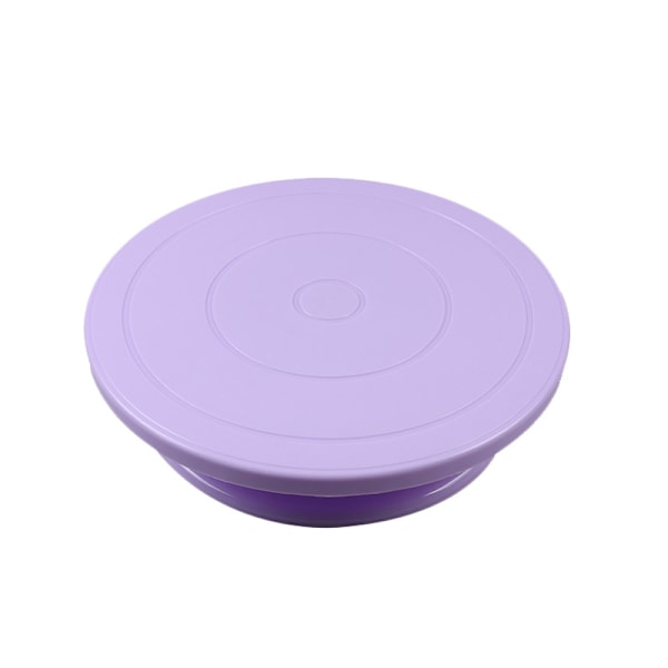 Kakun Pyörivä Alusta Liukumaton Pyöreä Kakku Teline Kakun Koristeluun Purple