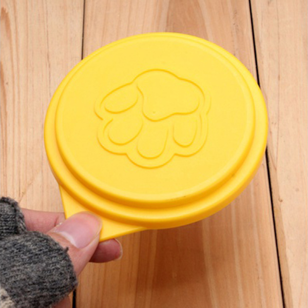 Pet Hund Kat Opbevaringsdåse Blikdæksel Låg Top Cap Random Color Reu