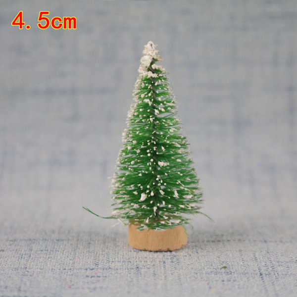 12st Mini julgran Jultomten snödekor för DIY Frost A6