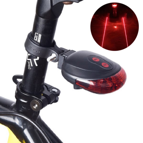 Vedenpitävä polkupyörän pyöräilyvalo Takavalo LED-turvavalot Red 9294 | Red  | Fyndiq