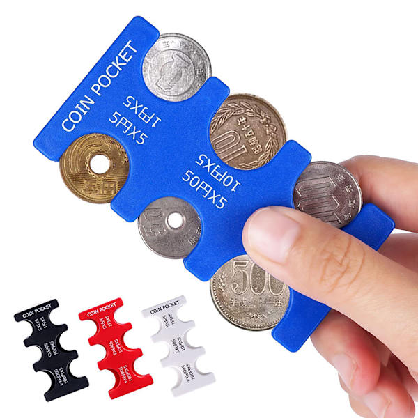 Coin Collection Pung Pung Organizer Holder Til Bil Mønt Chan Red
