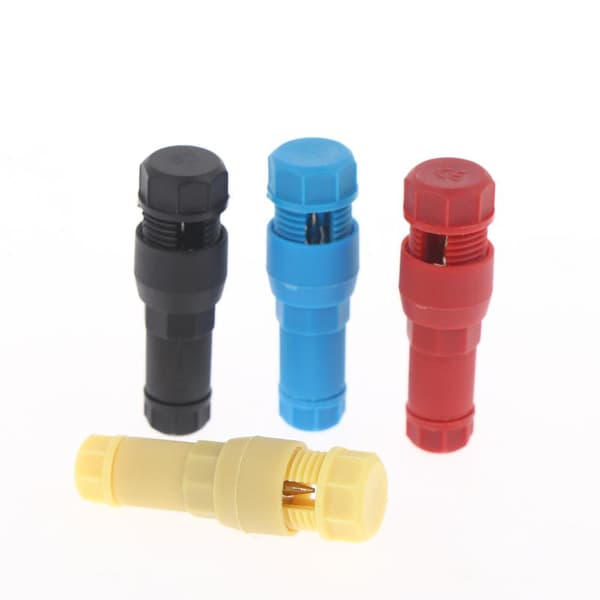 5/10 stk. landskabslyskabelstik T-formet ledningsforbindelse Red 5pcs